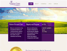 Tablet Screenshot of amazinggracehospice.org